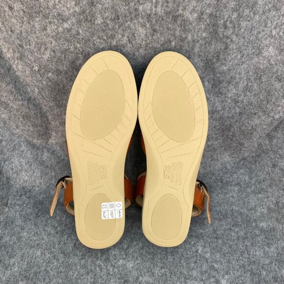 SAS Huarache Women's Leather Tripad Comfort Antique Tan Sandals - Picture 12 of 12